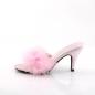 Preview: Sale AMOUR-03 Fabulicious ladies slipper babypink matte marabour fur 43