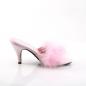 Preview: Sale AMOUR-03 Fabulicious ladies slipper babypink matte marabour fur 43