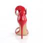 Preview: Sale AMUSE-10 Pleaser high heels closed back ankle strap sandal red patent 38