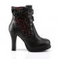 Preview: Sale CRYPTO-51 DemoniaCult platform two tone ankle boot black red lace corset style 40