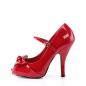 Preview: Sale CUTIEPIE-08 Pin Up Couture high heels hidden platform open-toe pump red patent 39