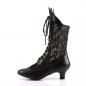 Preview: Sale DAME-115 Funtasma ankle boot victorian lace design black matte lace 41