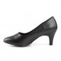 Preview: Sale DIVINE-420 elegante bequeme Pleaser Pink Label Damen Pumps schwarz Lederoptik 40