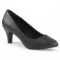 Preview: Sale DIVINE-420 Pleaser Pink Label classic pump black vegan leather 41