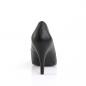 Preview: Sale DREAM-420 Pleaser Pink Label high heels classic pump black vegan leather 42