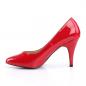 Preview: Sale DREAM-420 Pleaser Pink Label high heels classic pump red patent 45