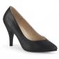 Preview: Sale DREAM-420 Pleaser Pink Label high heels classic pump black vegan leather 42