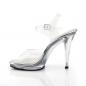 Preview: Sale FLAIR-408 Fabulicious High-Heels Miniplateau Sandaletten transparent 38