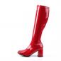 Preview: Sale GOGO-300 bequeme Funtasma Damen Stretchstiefel Boots rot Lack 37