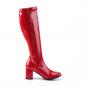 Preview: Sale GOGO-300 bequeme Funtasma Damen Stretchstiefel Boots rot Lack 37