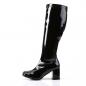 Preview: Sale GOGO-300WC extraweite Funtasma Damen Stretchstiefel Boots schwarz Lack 38