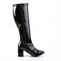 Preview: Sale GOGO-300WC extraweite Funtasma Damen Stretchstiefel Boots schwarz Lack 38