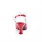 Preview: Sale JENNA-02 Pleaser Pink Label elegante Damen Slingback Peep Toe Pumps rot Lack Spulenabsatz 40