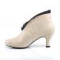 Preview: Sale JENNA-105 Pleaser Pink Label slip on ankle boot lace creme matte 41