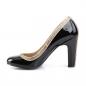 Preview: Sale QUEEN-04 Pleaser Pink Label Damen High Heels Pumps Satinband Strass schwarz Lack 40