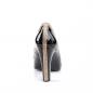 Preview: Sale QUEEN-04 Pleaser Pink Label Damen High Heels Pumps Satinband Strass schwarz Lack 40