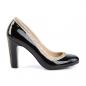 Preview: Sale QUEEN-04 Pleaser Pink Label Damen High Heels Pumps Satinband Strass schwarz Lack 40