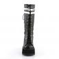 Preview: Sale RANGER-320 DemoniaCult platform knee boot black white contrasting stripes 45