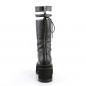 Preview: Sale RANGER-320 DemoniaCult platform knee boot black white contrasting stripes 45