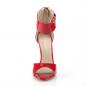 Preview: Sale SEXY-19 Pleaser stiletto heel closed back ankle strap red patent 39