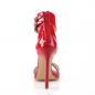 Preview: Sale SEXY-19 Pleaser stiletto heel closed back ankle strap red patent 39