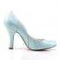 Preview: Sale SMITTEN-04 Pin Up Couture High Heels Pump Bubikragen babyblau Lederoptik 38