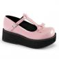 Preview: SPRITE-03 Demonia platform pump shoes t-strap bow baby pink patent 38