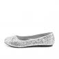 Preview: Sale STAR-16G Funtasma günstiger Damen Disco Ballerina Lack Schleife silber Glitter 38