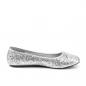 Preview: Sale STAR-16G Funtasma günstiger Damen Disco Ballerina Lack Schleife silber Glitter 38