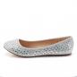 Preview: Sale TREAT-06 Fabulicious ladies ballet flat rhinestones silver glitter mesh fabric 40