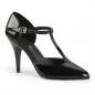 Preview: Sale VANITY-415 Pleaser high heels t-strap pump black patent 43