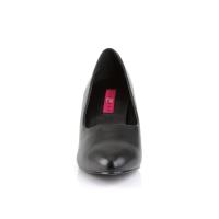 Sale DIVINE-420 elegante bequeme Pleaser Pink Label Damen Pumps schwarz Lederoptik 40