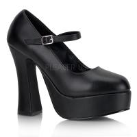 Sale DOLLY-50 DemoniaCult high heels Mary Jane platform pump black matte 39
