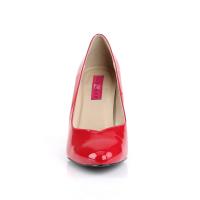 Sale DREAM-420 Pleaser Pink Label high heels classic pump red patent 45