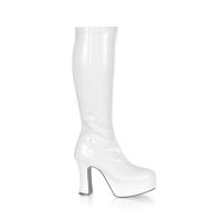 Sale EXOTICA-2000 Funtasma high heels platform boots white stretch patent 40