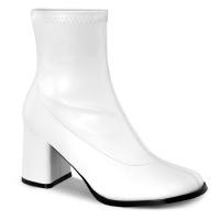 Sale GOGO-150 Funtasma women ankle gogo boot white stretch material 39