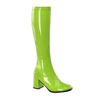 Sale GOGO-300 bequeme Funtasma Damen Stretchstiefel Boots limonen grün Lack 39