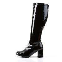 Sale GOGO-300WC extraweite Funtasma Damen Stretchstiefel Boots schwarz Lack 38