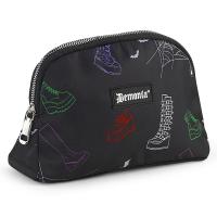 HB-502-2 DemoniaCult Print Kosmetiktasche Fledermaus schwarz Nylon Spinnennetz