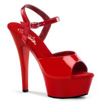 Sale KISS-209 Pleaser high heels platform sandal red patent 42