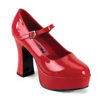 MARYJANE-50 Funtasma high heels platform pump red patent