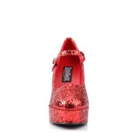 Sale MARYJANE-50G Funtasma high heels platform pump red glitter 40