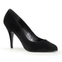 VANITY-420 Pleaser Damen High-Heels Stilettoabsatz Pumps schwarz Samt