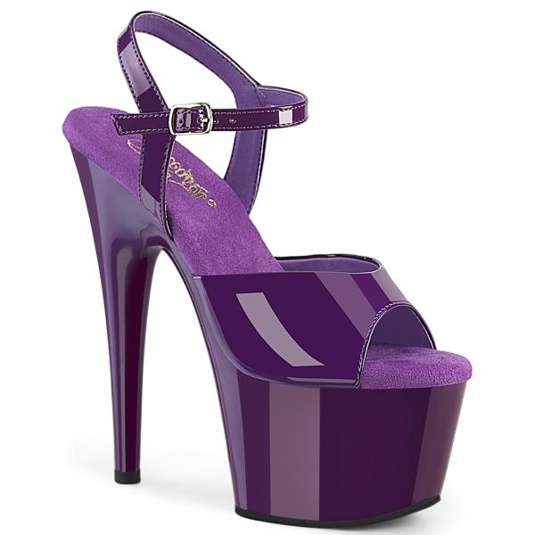 ADORE-709 Pleaser sexy lady high heels platform sandal purple patent