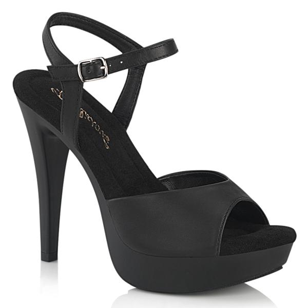 Sale COCKTAIL-509 Fabulicious Damen High-Heels Plateausandaletten schwarz matt 35