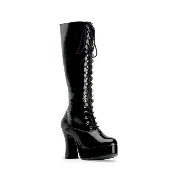 Sale EXOTICA-2020 Funtasma high heels platform lace up boots black patent 40