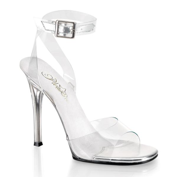 Sale GALA-06 Fabulicious high heels wrap around sandal transparent 37