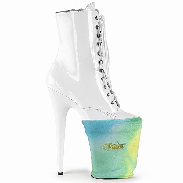 PSP PLEASER Sock Style Platform Shoe Protectors rainbow velvet