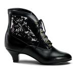 Auktion DAME-05 Funtasma ankle boot victorian lace design black matte lace 39