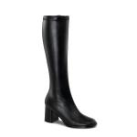 Sale GOGO-300 bequeme Funtasma Damen Stretchstiefel Boots schwarz Lederoptik 37